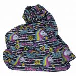 شال يونيكورن Black