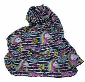 شال يونيكورن Black