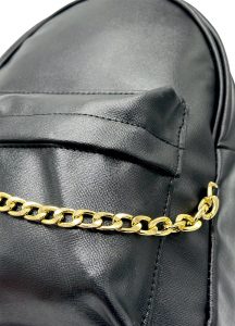 کوله زنجیردار مشکی - Image 3