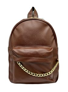 کوله زنجیردار قهوه ای - Image 2