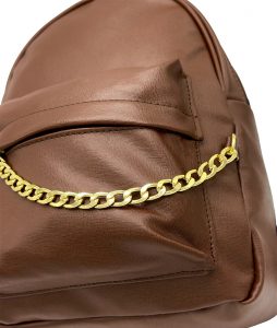 کوله زنجیردار قهوه ای - Image 3