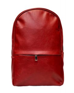 کوله چرمى قرمز