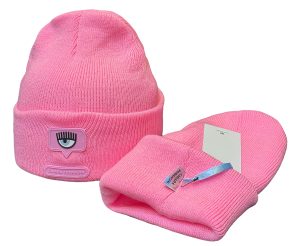 کلاه بافت کیارا صورتی