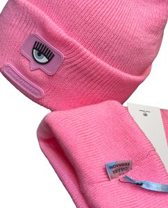 کلاه بافت کیارا صورتی - Image 2