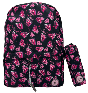 کوله با جامدادی الماس