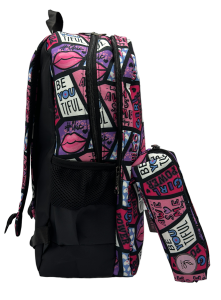 کوله با جامدادی استیکر لب - Image 2