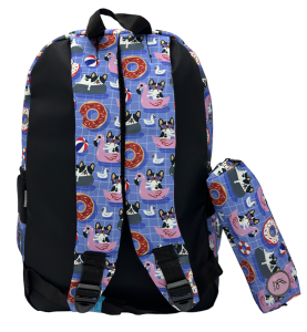 کوله با جامدادی دونات آبی - Image 3