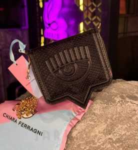 دوشی کوچک کیارا پوست ماری مشکی - Chiara Ferragni