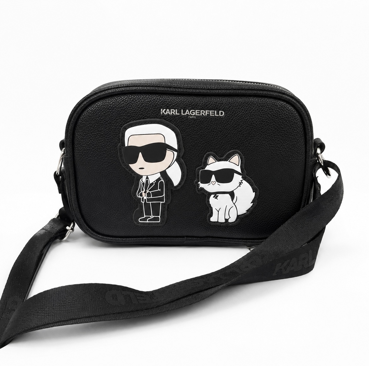 B83F9CFB-AA4A-4107-85F9-7713EEDD12DC کیف دوشی Karl Lagerfeld فول پک - Image 1